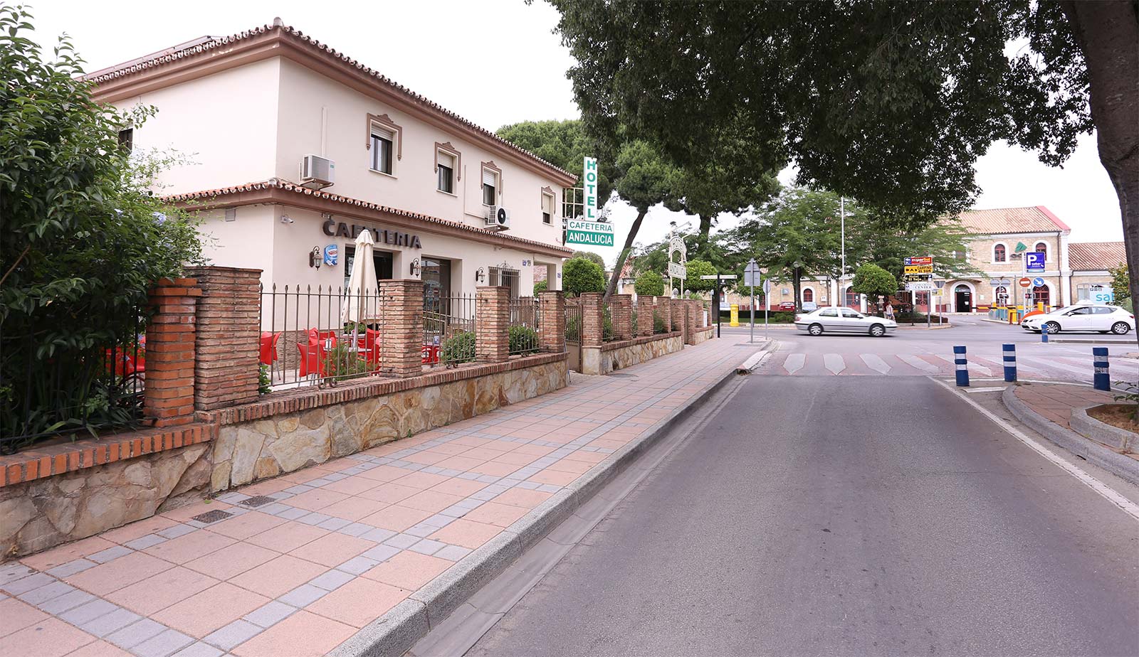 Hotel Andalucía frente a la estación de ferrocarril de Ronda